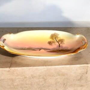 Noritake small ceramic dish, hand painted, antique/vintage, no chips or cracks